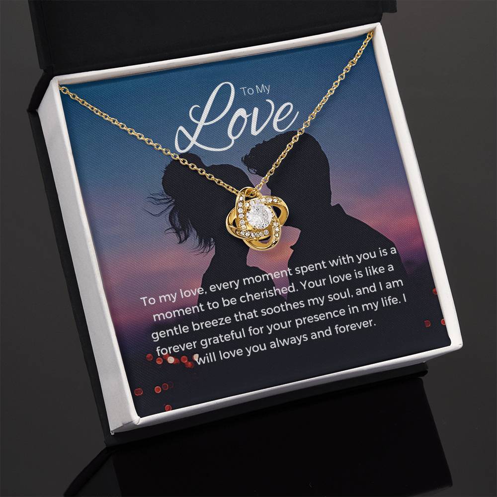 To My Love | Gleaming Devotion Pendant: Brilliant Symbol of Love 💍💖🔗