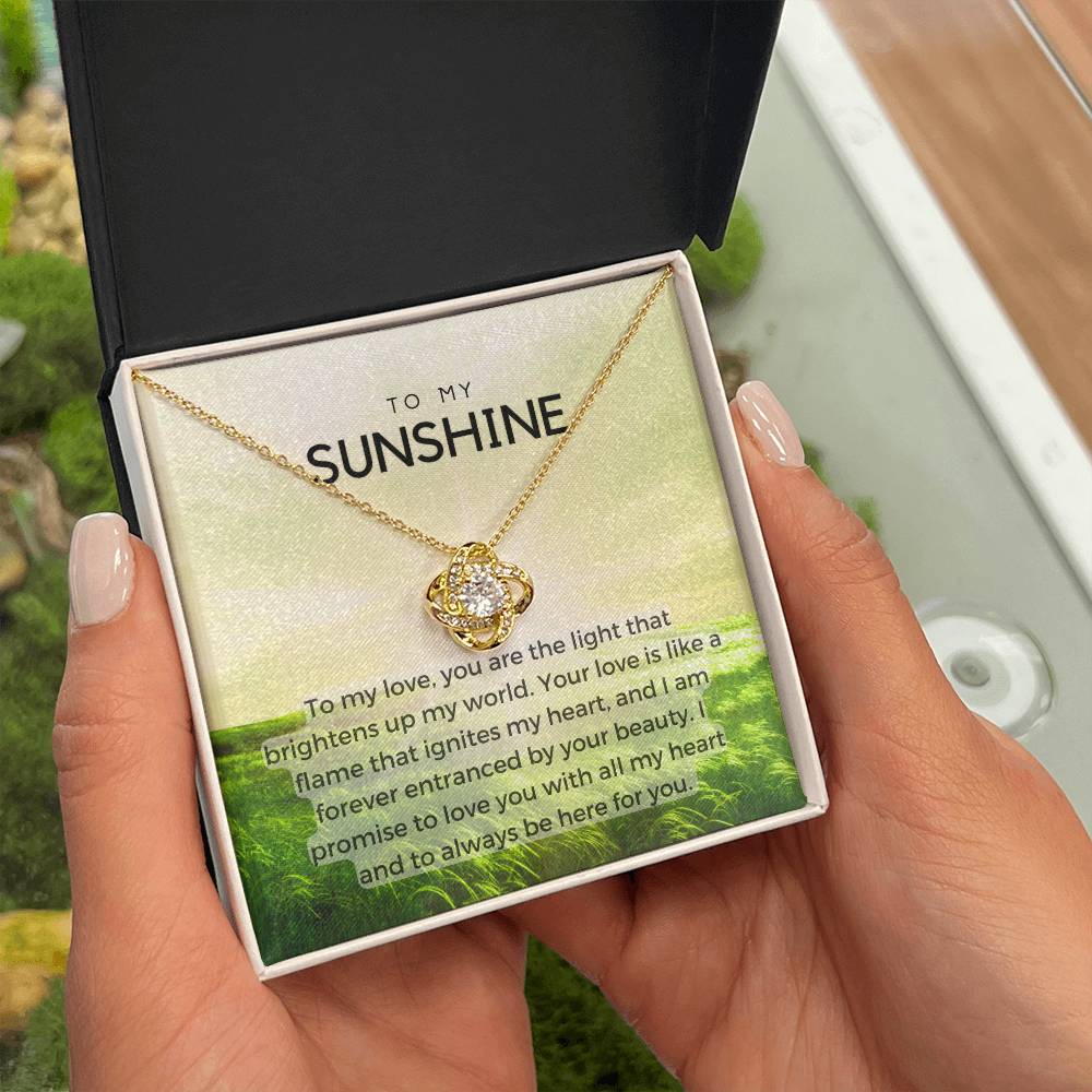 To My Sunshine | Timeless Connection Pendant: Unbreakable Bond 💞⌛️🔒