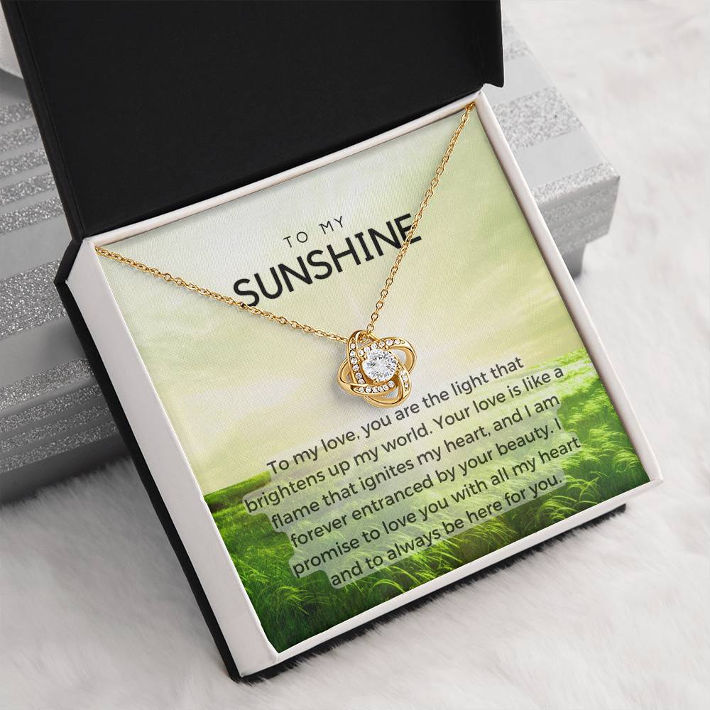 To My Sunshine | Timeless Connection Pendant: Unbreakable Bond 💞⌛️🔒