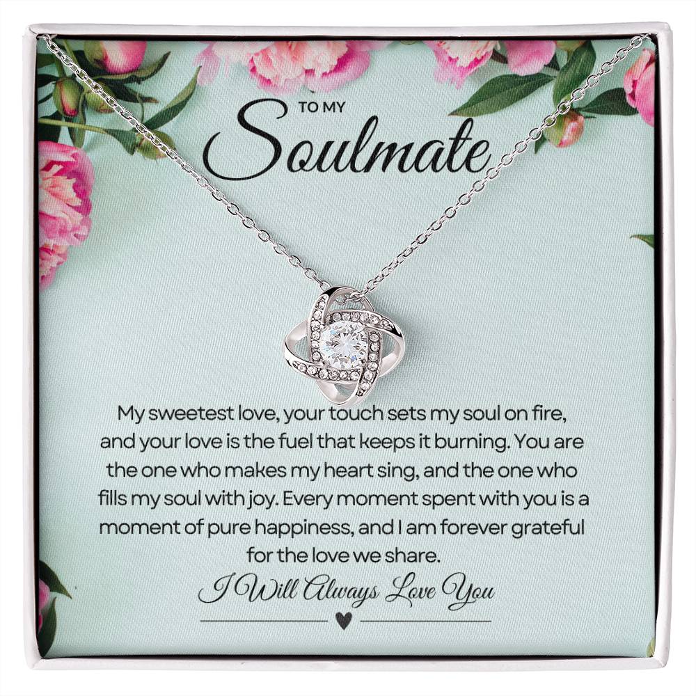 To My Soulmate | Unbreakable Promise Necklace 💖🔒🌟