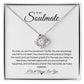 To My Soulmate | Unity Love Knot Necklace 💜🖤❤️