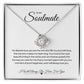 To My Soulmate | Shimmering Love Knot Necklace 💫💖💍