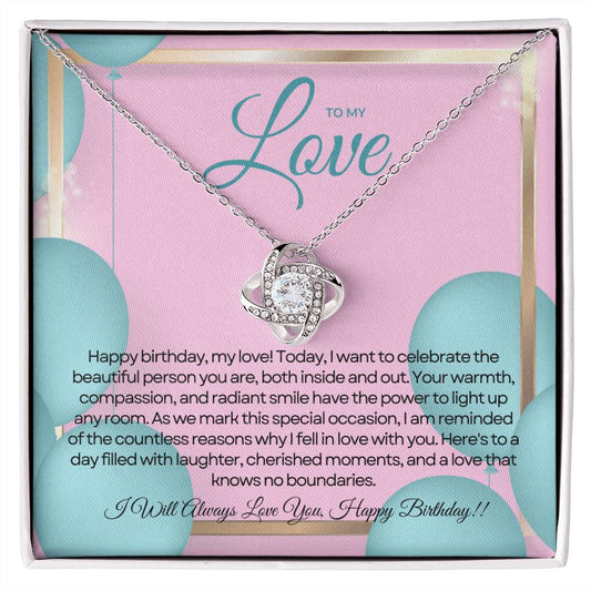 For My Love's Birthday | Birthday Love Pendant 🌟🎂💕