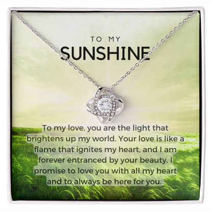 To My Sunshine | Timeless Connection Pendant: Unbreakable Bond 💞⌛️🔒