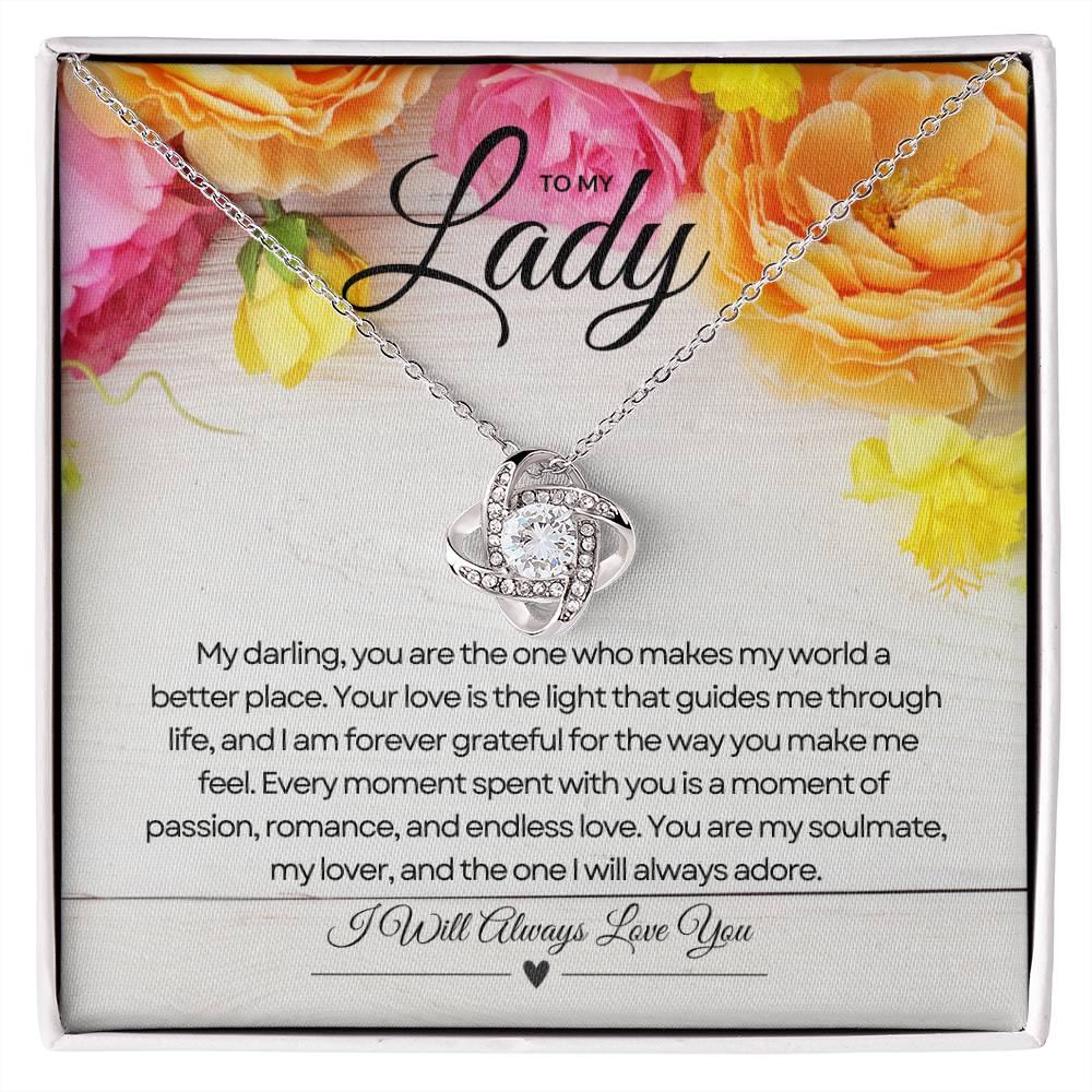 To My Lady | Eternal Love's Embrace Pendant 💞💍🌟