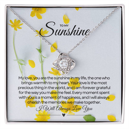 To My Sunshine |  Timeless Bond Necklace 💙💖💗