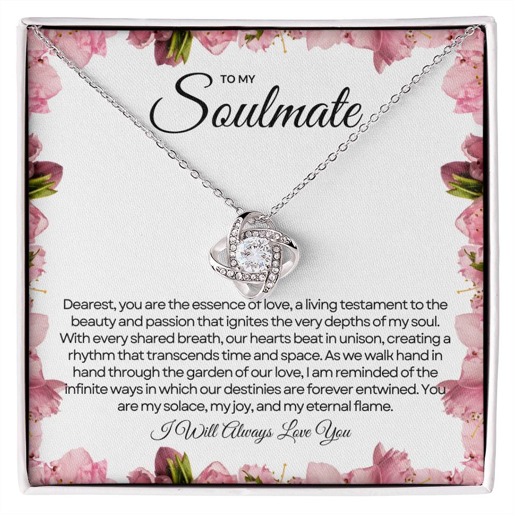 To My Soulmate | Enduring Affection Necklace 💛💖🌺