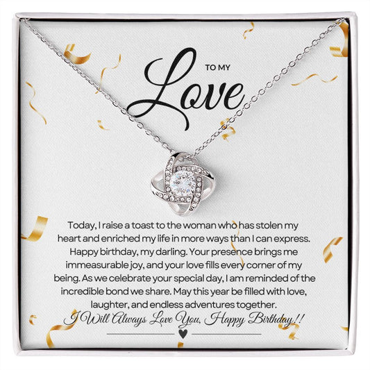 For My Love's Birthday | Shimmering Affection Necklace 💫🎁💖