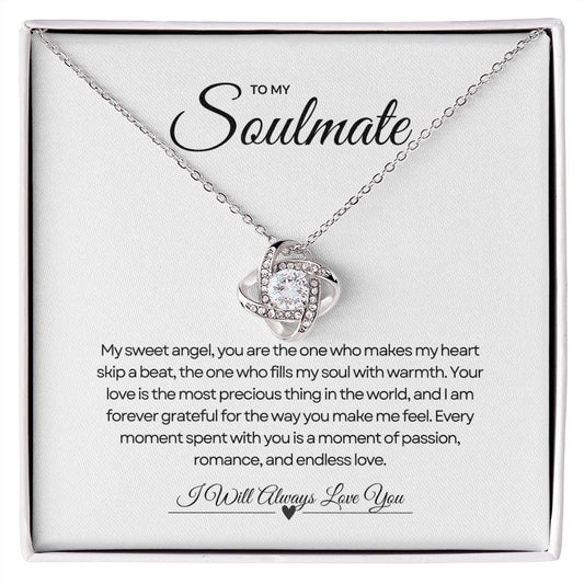 To My Soulmate | Heartstrings Love Knot Pendant 💕💞💓