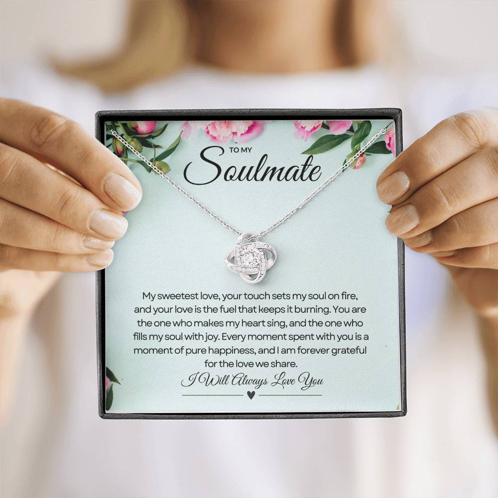 To My Soulmate | Unbreakable Promise Necklace 💖🔒🌟