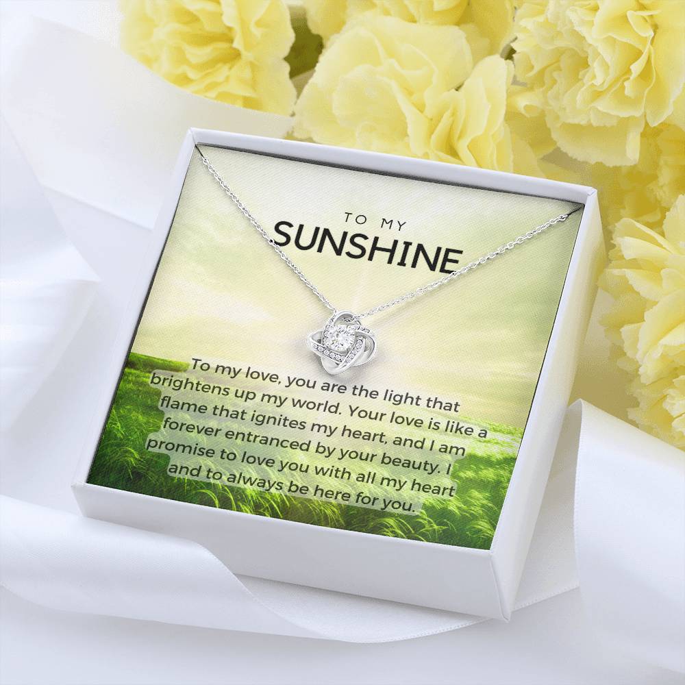 To My Sunshine | Timeless Connection Pendant: Unbreakable Bond 💞⌛️🔒