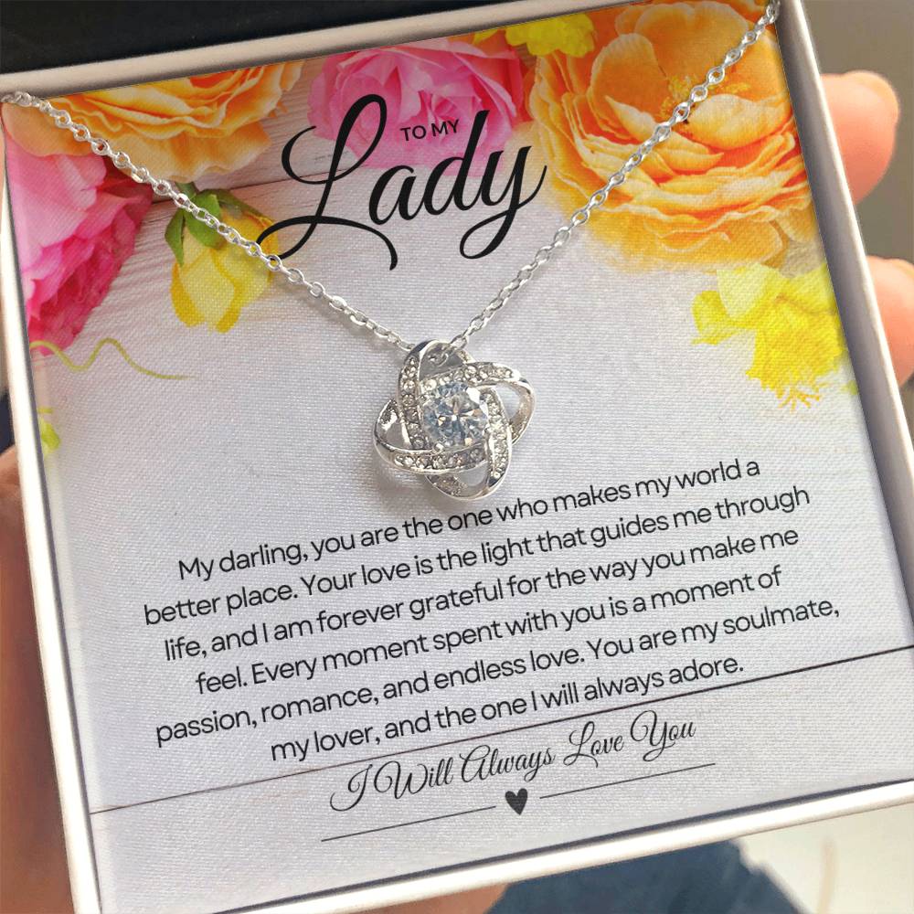 To My Lady | Eternal Love's Embrace Pendant 💞💍🌟