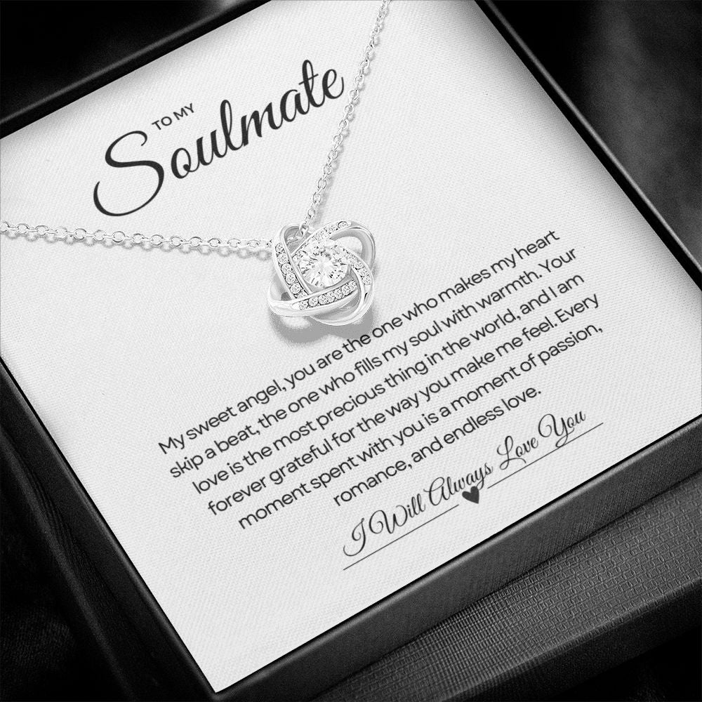 To My Soulmate | Heartstrings Love Knot Pendant 💕💞💓