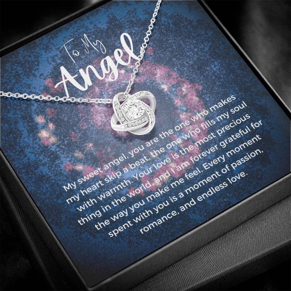 To My Angel | Celestial Love Knot Charm: Heavenly Symbol of Love  💛💖⌛️