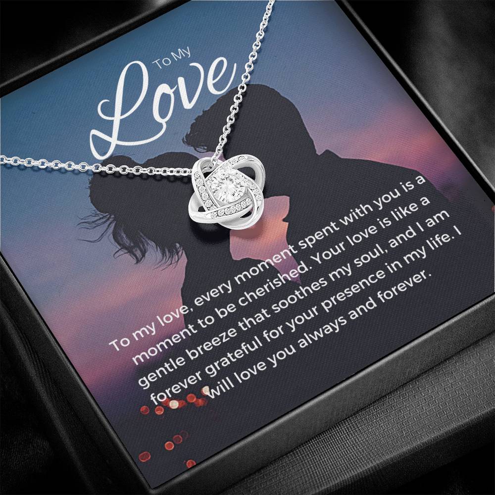 To My Love | Gleaming Devotion Pendant: Brilliant Symbol of Love 💍💖🔗