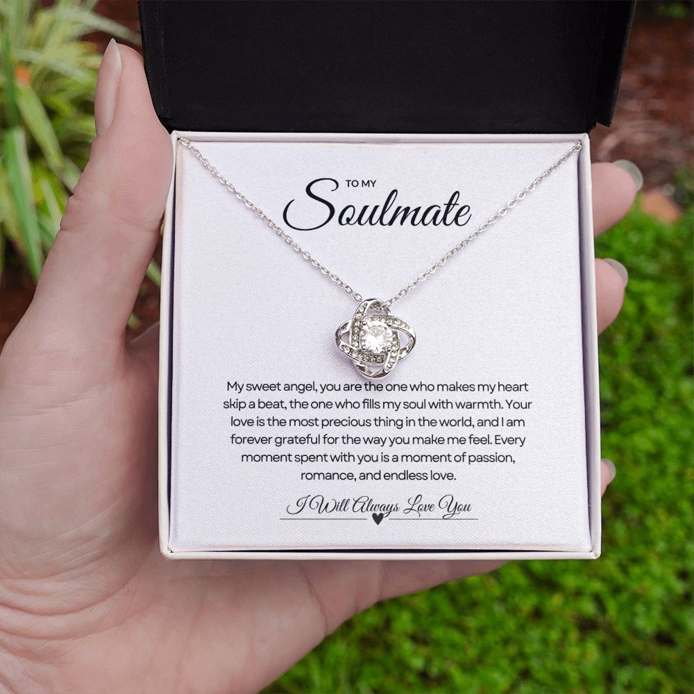 To My Soulmate | Heartstrings Love Knot Pendant 💕💞💓