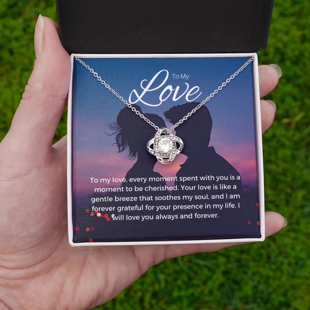 To My Love | Gleaming Devotion Pendant: Brilliant Symbol of Love 💍💖🔗