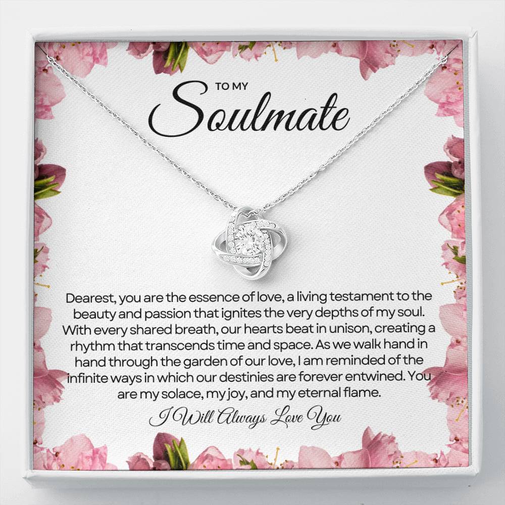 To My Soulmate | Enduring Affection Necklace 💛💖🌺