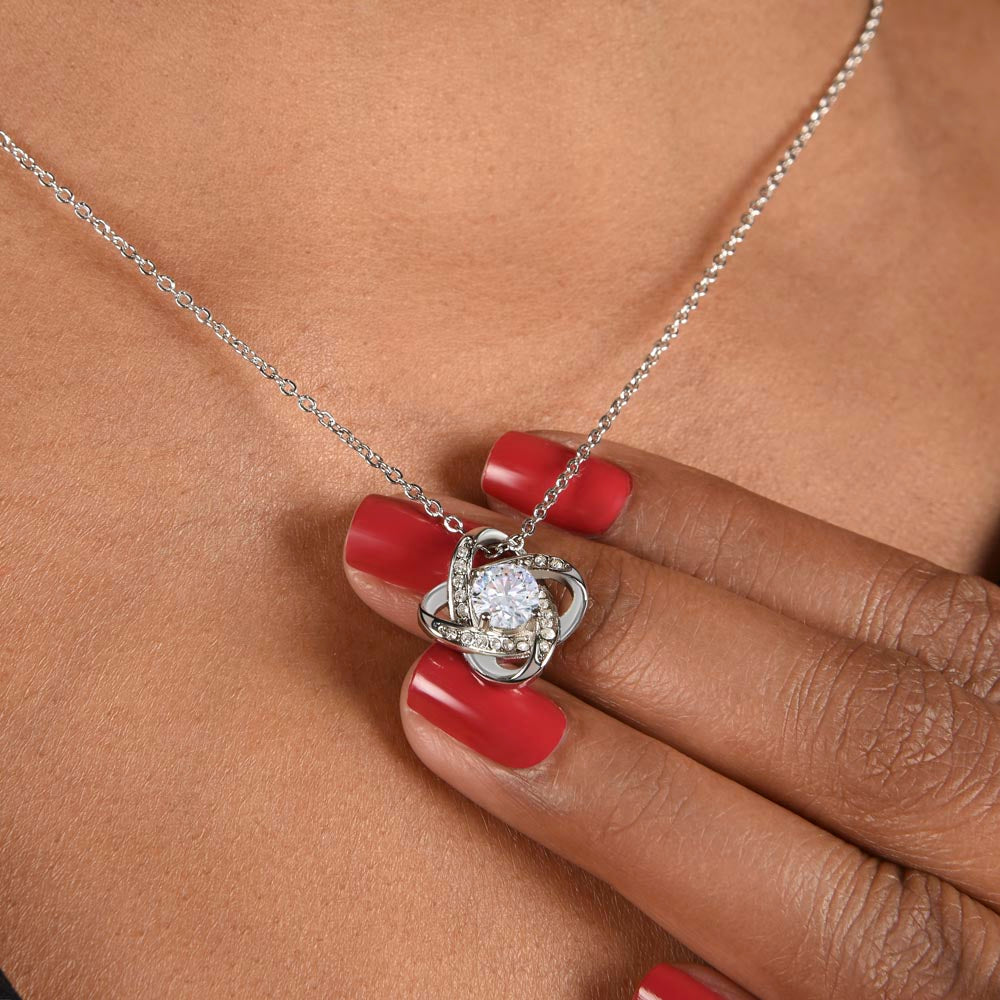 To My Soulmate | Blossom Love Knot Pendant 🌺💝🎁