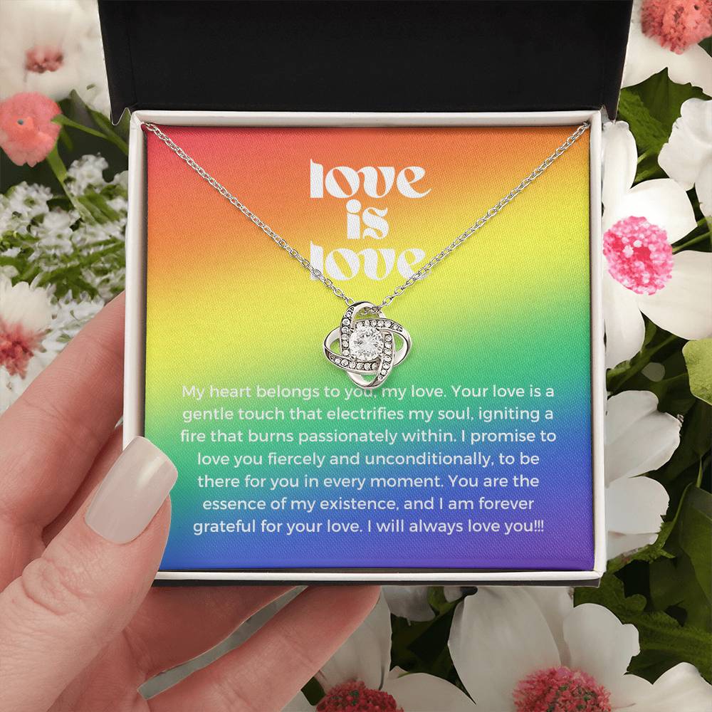 Love Is Love | Infinite Devotion Pendant: Boundless Love 💗💖🌈