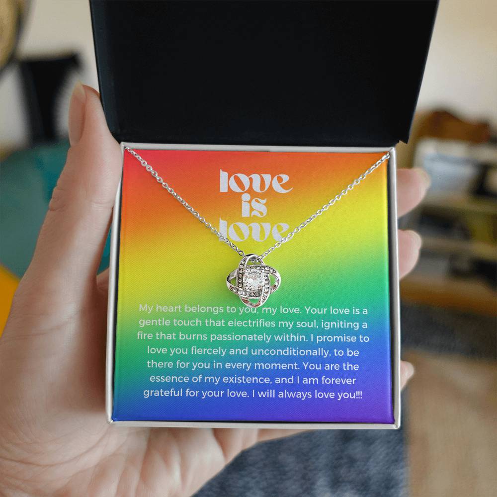 Love Is Love | Infinite Devotion Pendant: Boundless Love 💗💖🌈