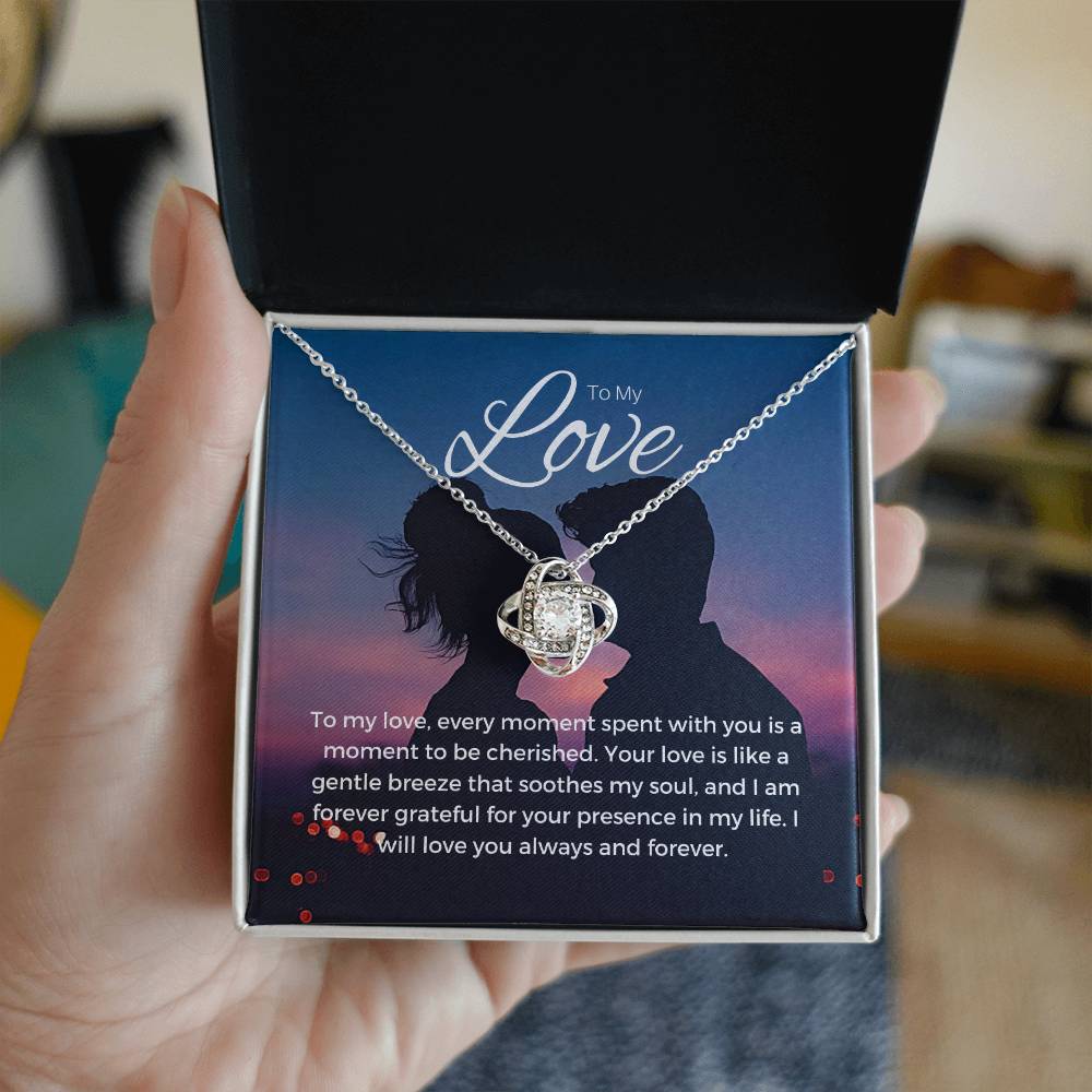 To My Love | Gleaming Devotion Pendant: Brilliant Symbol of Love 💍💖🔗