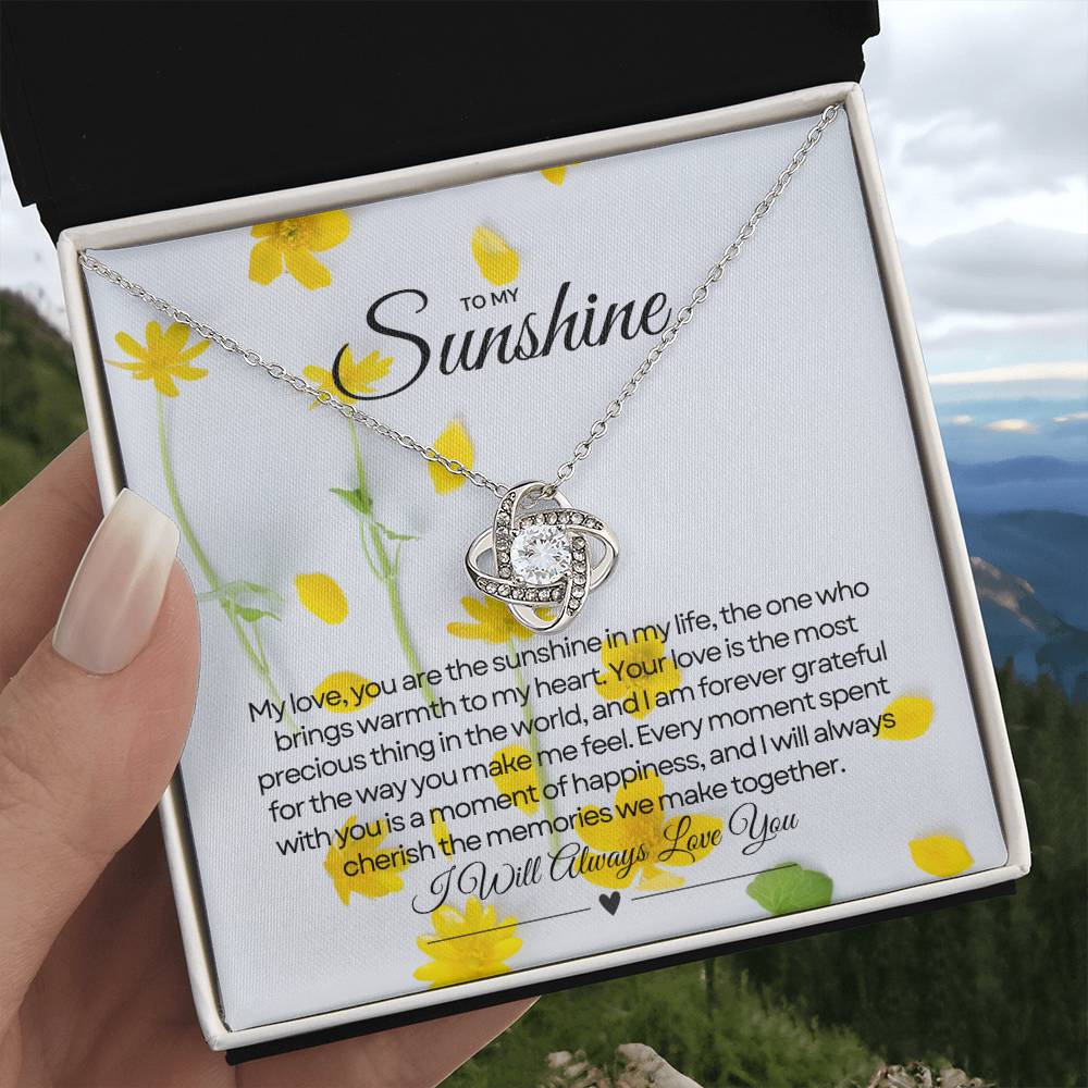 To My Sunshine |  Timeless Bond Necklace 💙💖💗