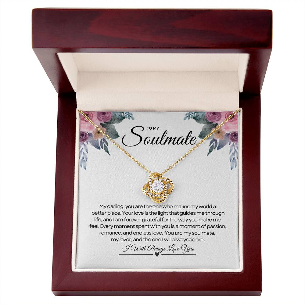 To My Soulmate | Enduring Affection Necklace 💛💖🌺
