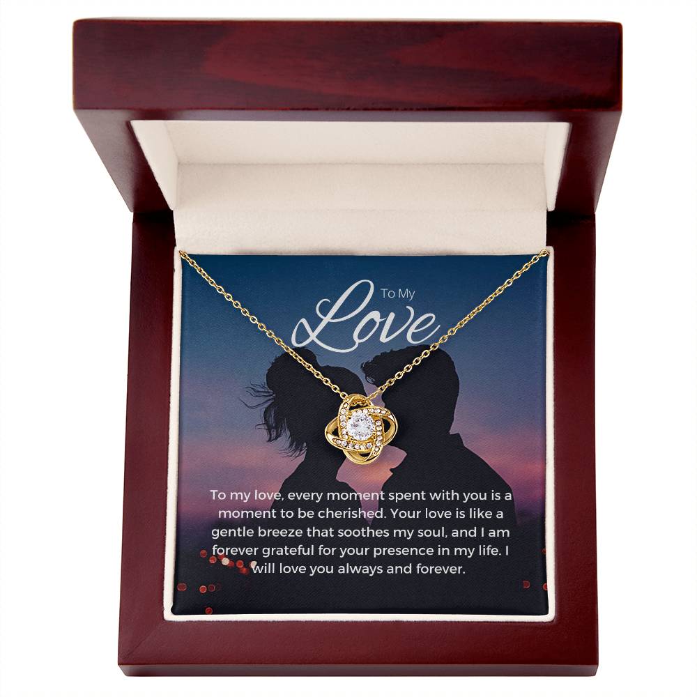 To My Love | Gleaming Devotion Pendant: Brilliant Symbol of Love 💍💖🔗