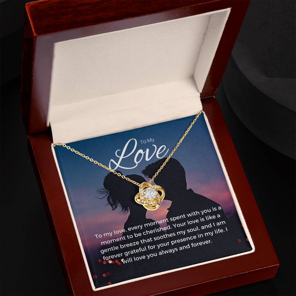 To My Love | Gleaming Devotion Pendant: Brilliant Symbol of Love 💍💖🔗