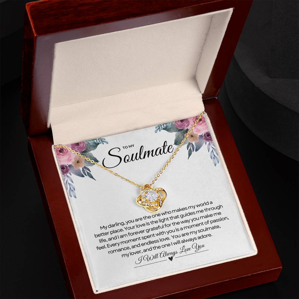 To My Soulmate | Enduring Affection Necklace 💛💖🌺