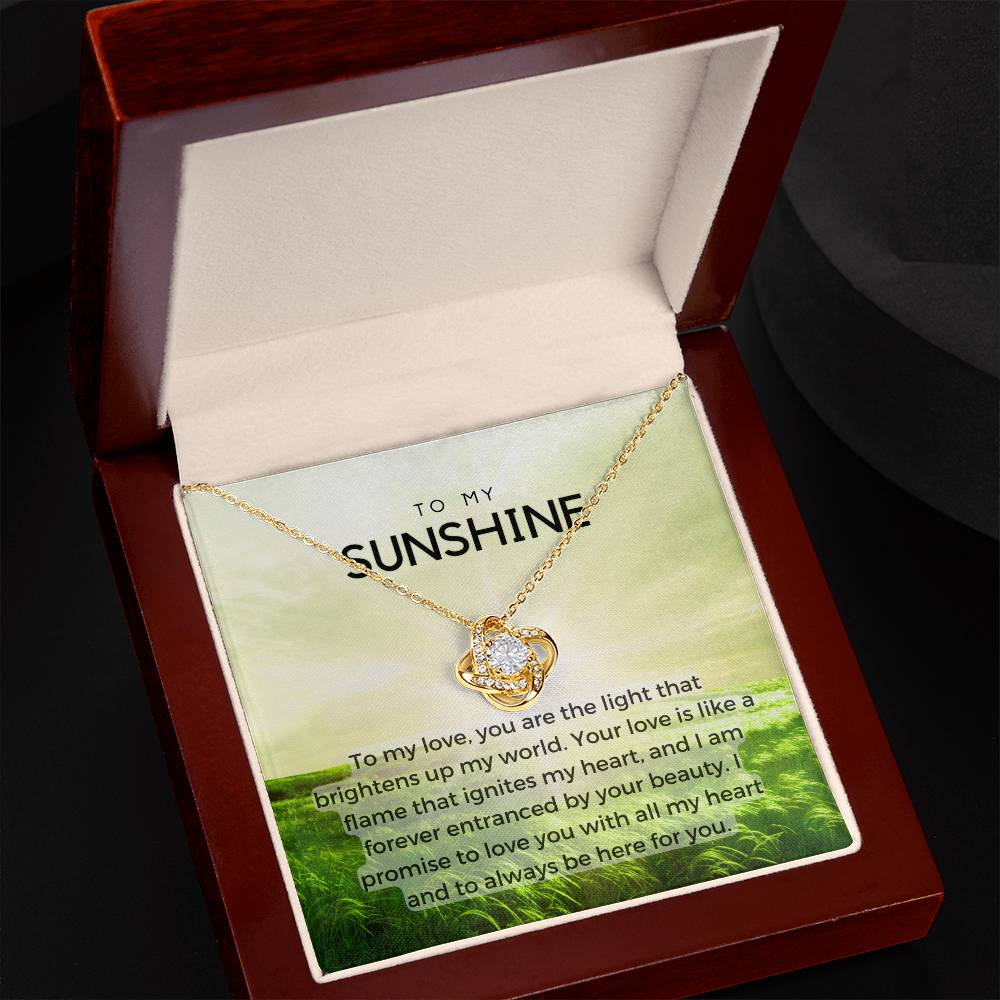 To My Sunshine | Timeless Connection Pendant: Unbreakable Bond 💞⌛️🔒