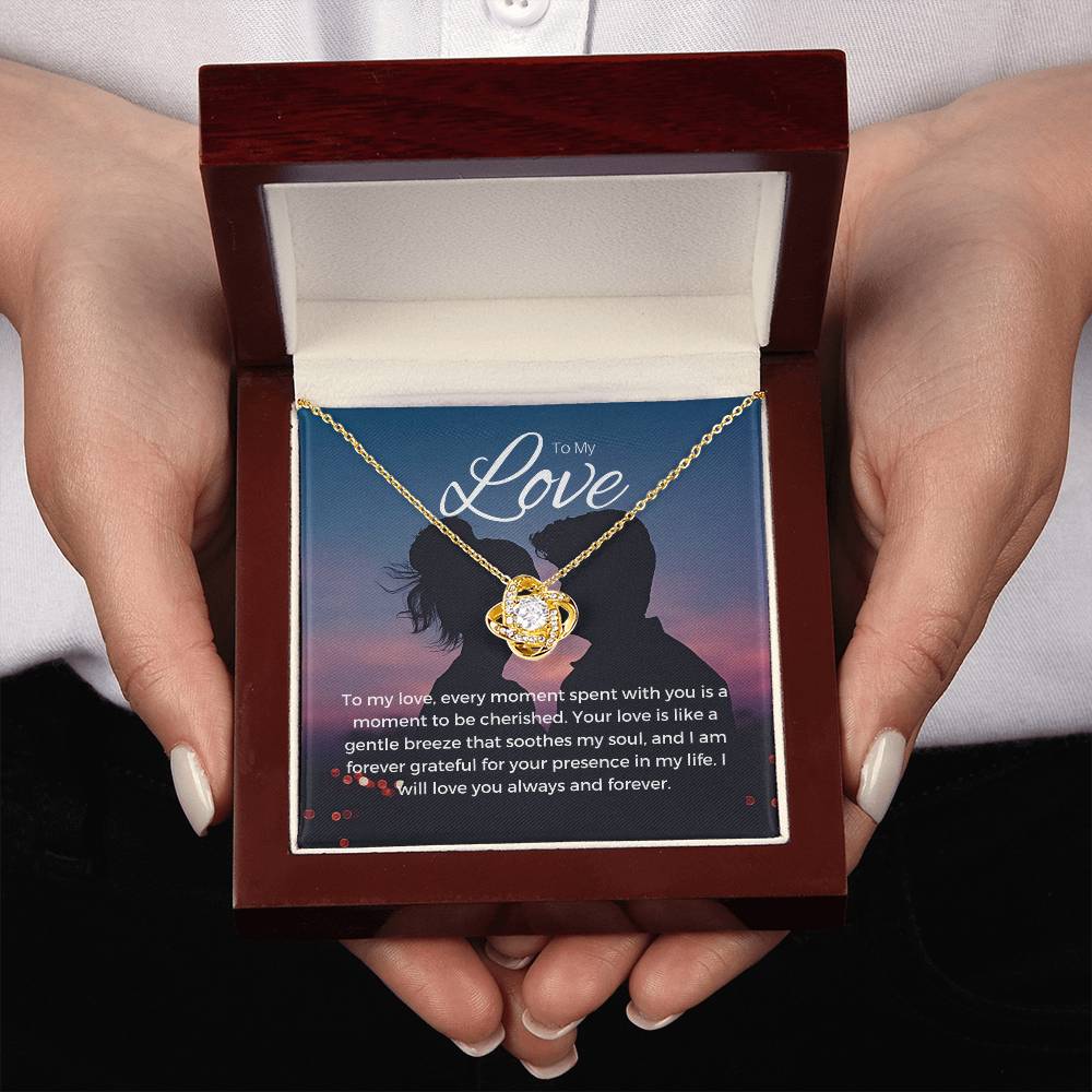 To My Love | Gleaming Devotion Pendant: Brilliant Symbol of Love 💍💖🔗