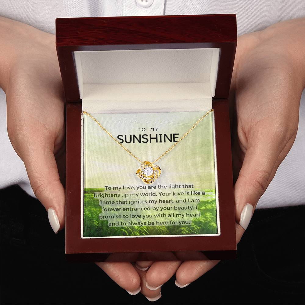 To My Sunshine | Timeless Connection Pendant: Unbreakable Bond 💞⌛️🔒