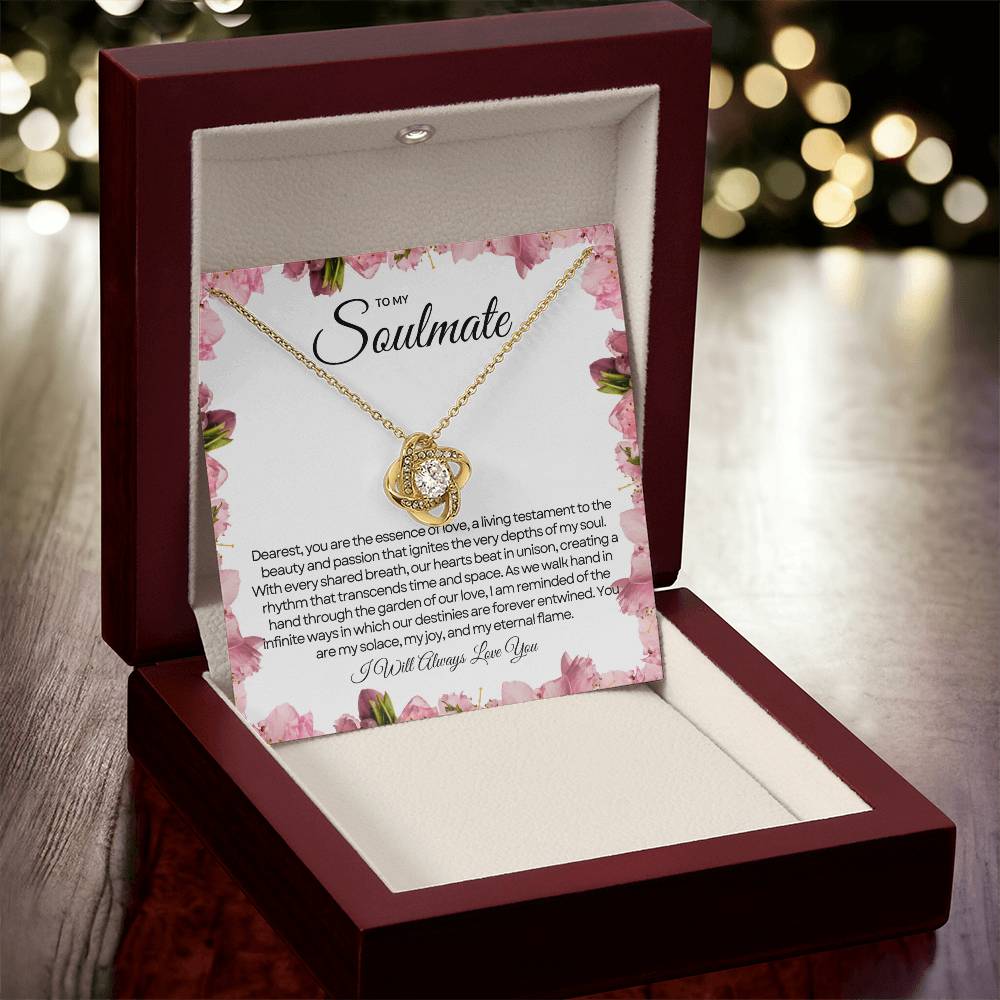To My Soulmate | Enduring Affection Necklace 💛💖🌺