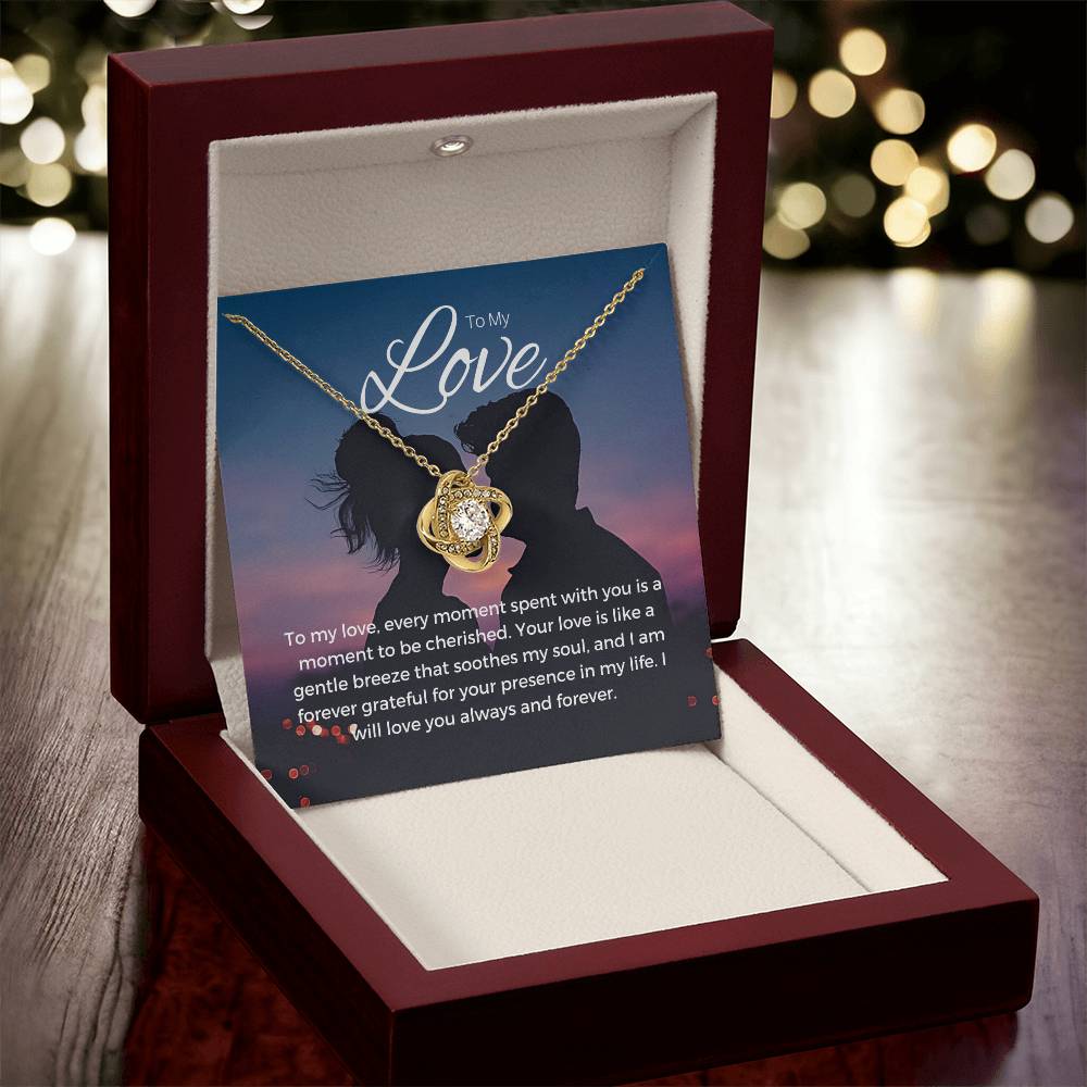 To My Love | Gleaming Devotion Pendant: Brilliant Symbol of Love 💍💖🔗