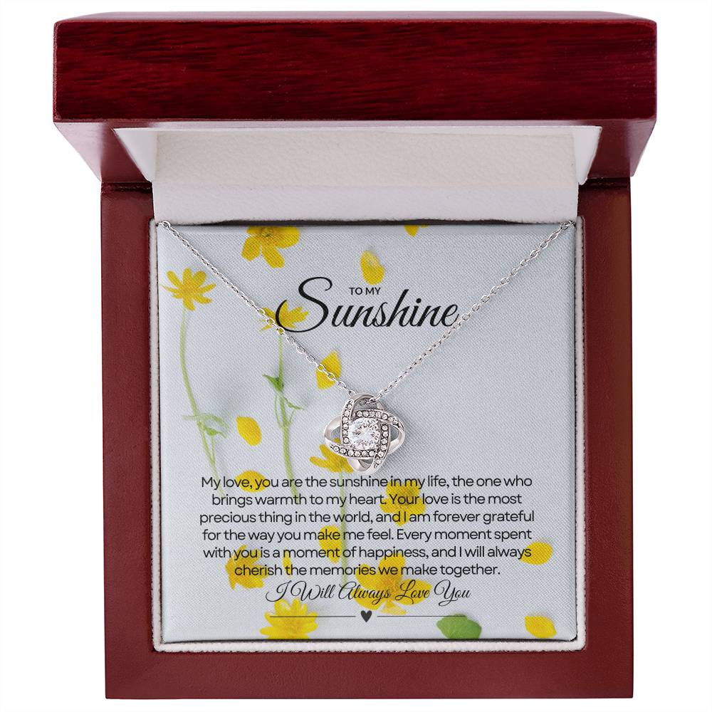 To My Sunshine |  Timeless Bond Necklace 💙💖💗
