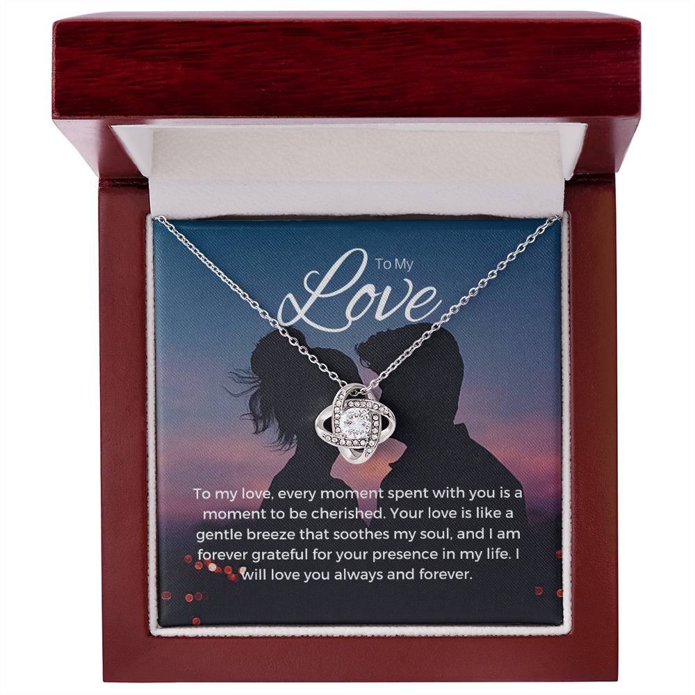 To My Love | Gleaming Devotion Pendant: Brilliant Symbol of Love 💍💖🔗