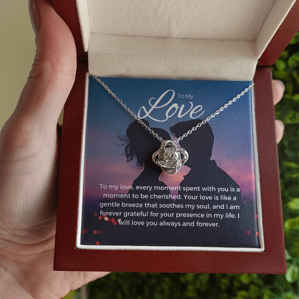 To My Love | Gleaming Devotion Pendant: Brilliant Symbol of Love 💍💖🔗