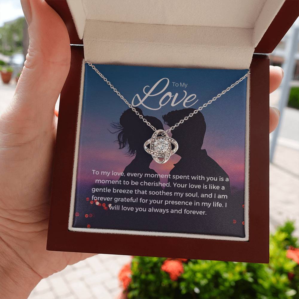 To My Love | Gleaming Devotion Pendant: Brilliant Symbol of Love 💍💖🔗