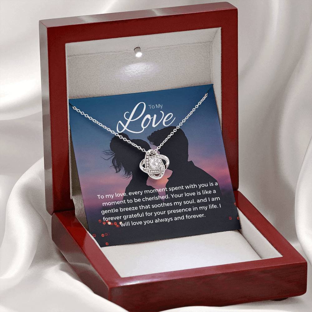 To My Love | Gleaming Devotion Pendant: Brilliant Symbol of Love 💍💖🔗