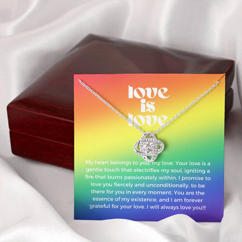 Love Is Love | Infinite Devotion Pendant: Boundless Love 💗💖🌈