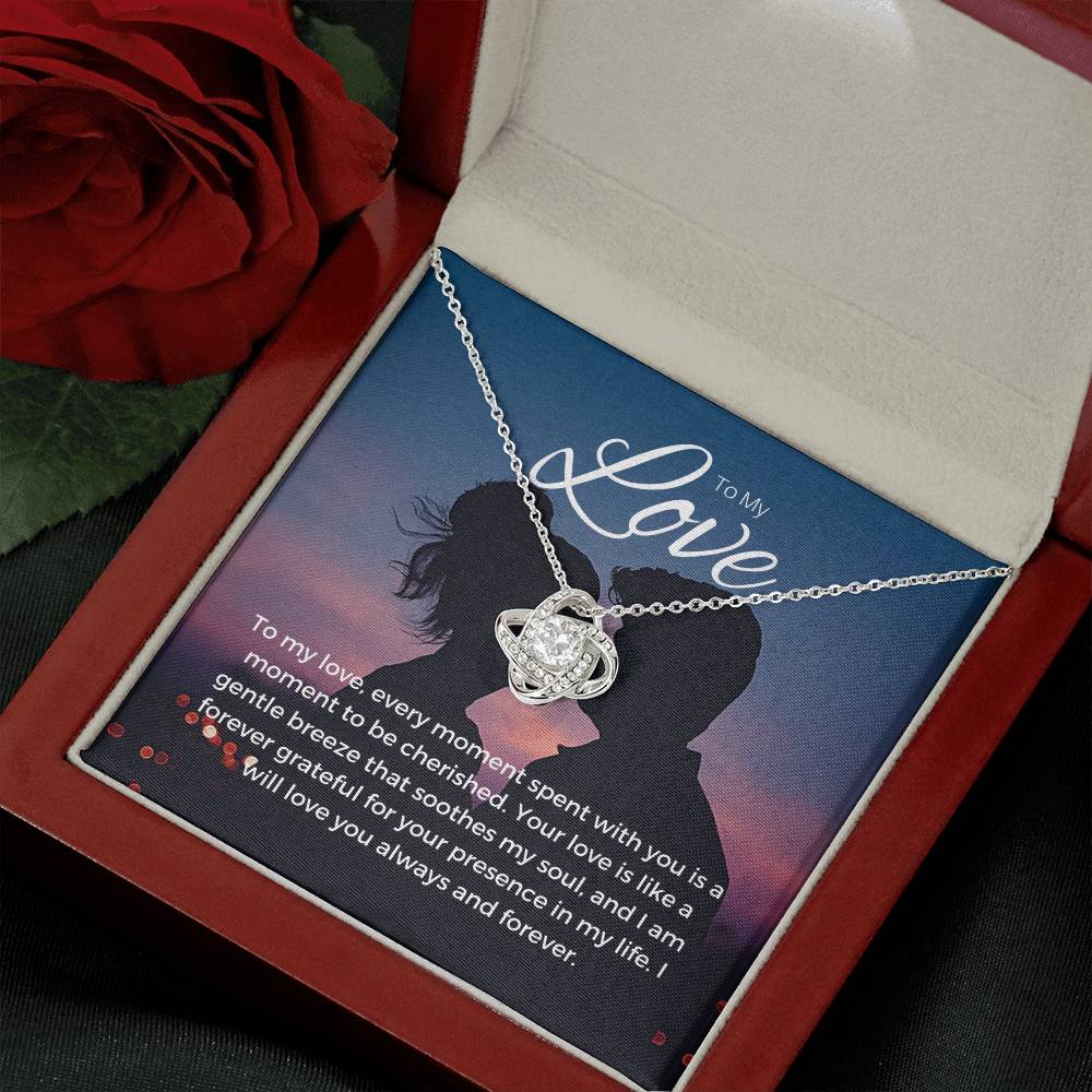 To My Love | Gleaming Devotion Pendant: Brilliant Symbol of Love 💍💖🔗