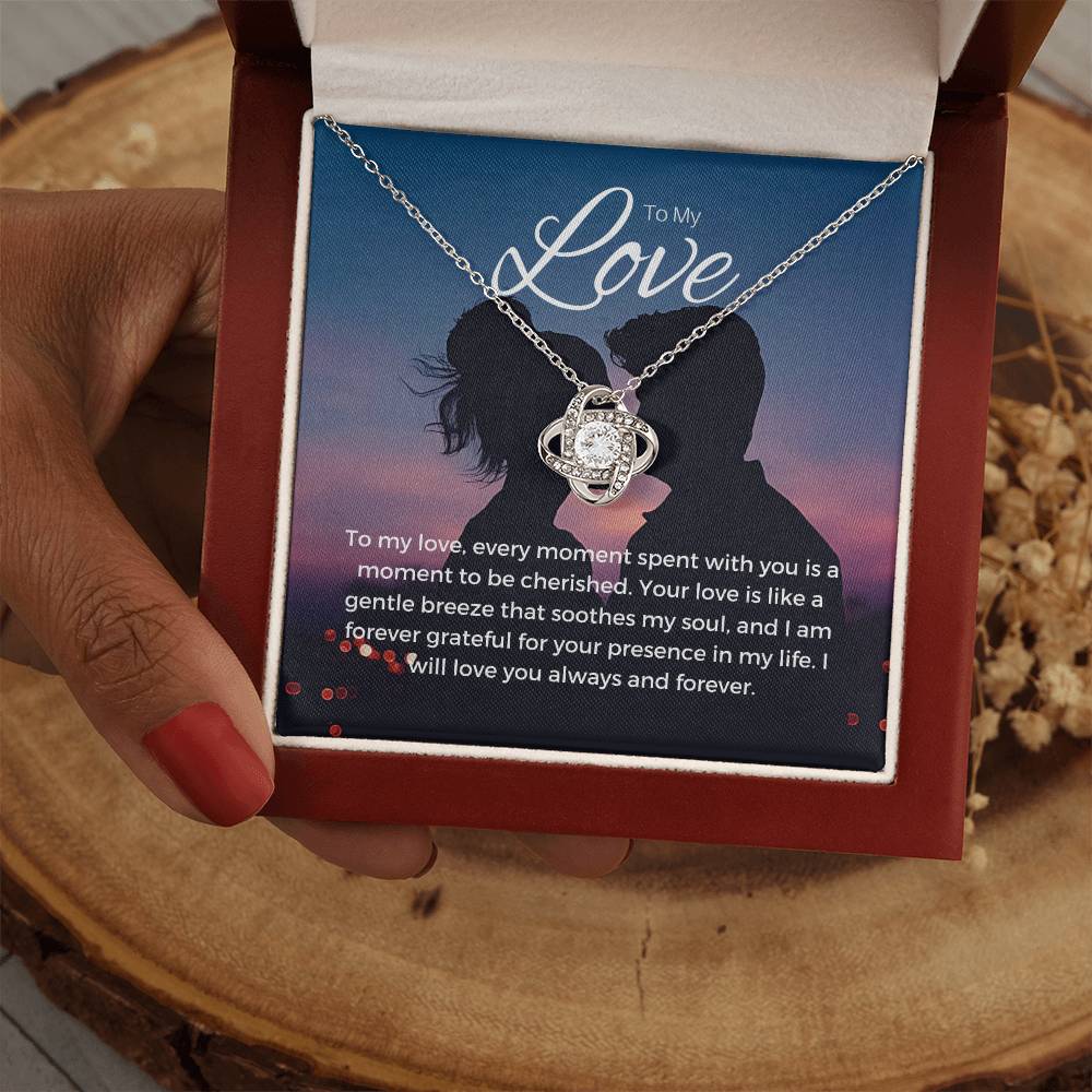 To My Love | Gleaming Devotion Pendant: Brilliant Symbol of Love 💍💖🔗