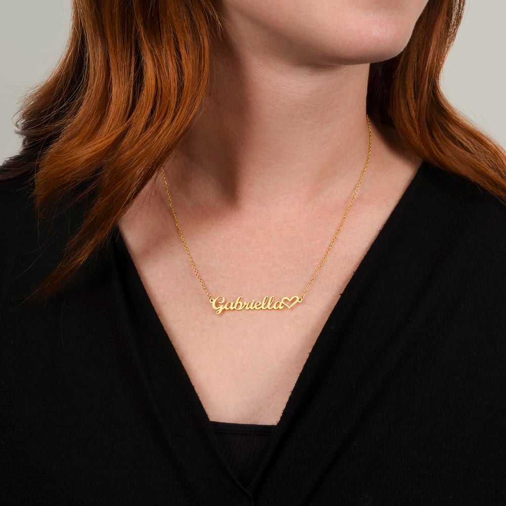 For Her | Name of Affection Heart Necklace 💕🌟😍