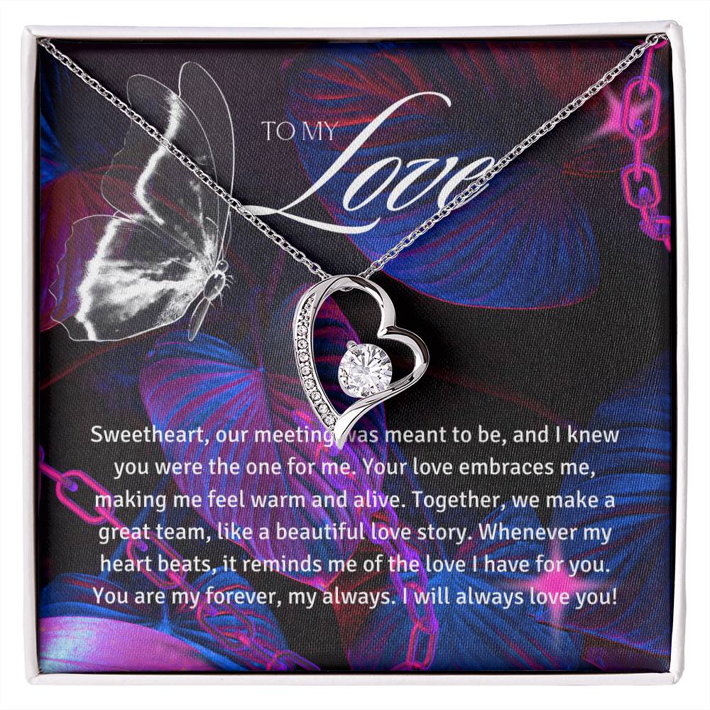 To My Love |  Infinite Devotion Pendant Necklace: Forever Love and Bond 💓🏮⛓️