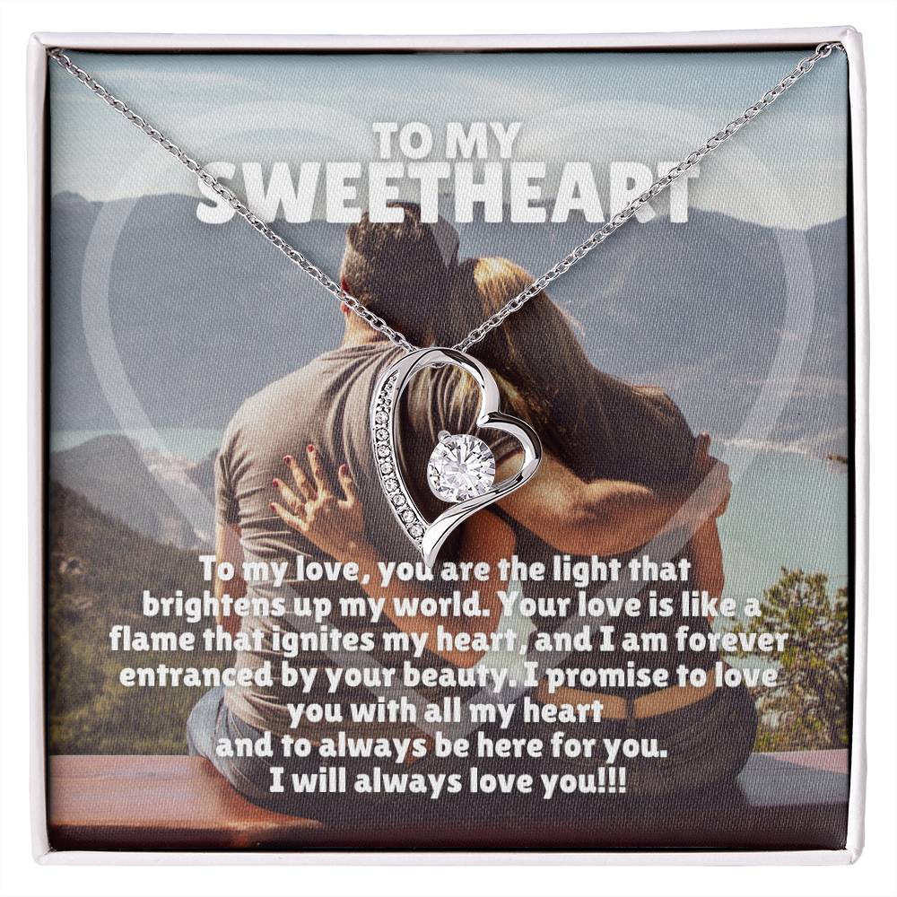 To My Sweetheart | Eternal Devotion Necklace: Timeless Expression of Forever Love 💕✨💎
