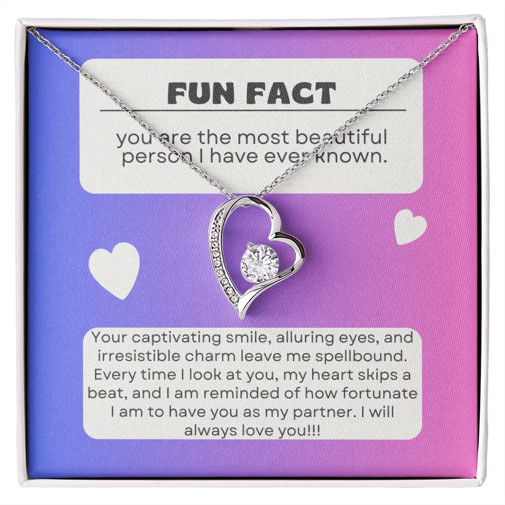 Gleaming Forever Love Pendant Necklace: Mesmerizing Symbol of Eternal Love 💞🌟💎