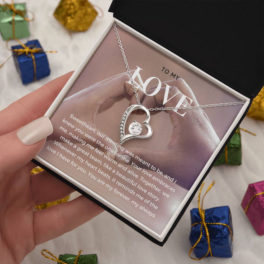 To My Love | Enchanted Affection Pendant Necklace: Captivating Love Keepsake 💞🌬️💖