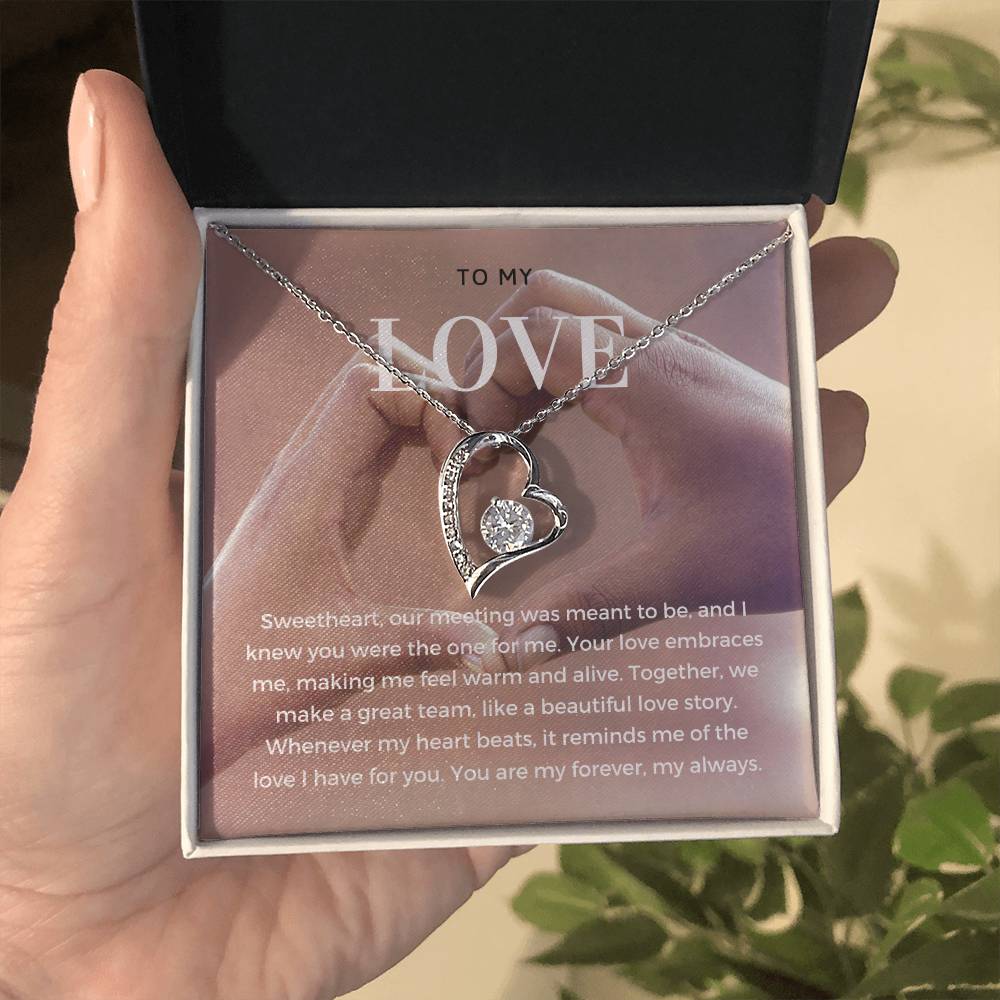 To My Love | Enchanted Affection Pendant Necklace: Captivating Love Keepsake 💞🌬️💖